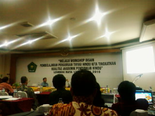 Workshop Disain Pembelajaran di Mataram