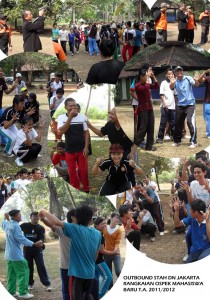 Outbound STAH DN Jakarta, 4 Oktober 2011, Pulau Situ Gintung Tangerang Banten